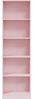 Bücherregal >i-JOY< in Rosa - 52x180x25 (BxHxT) Bild 3