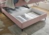 Boxbett >ATLANTIS 6< 140x200 cm Liegefläche, Bezug in flamingo - 145x102x240cm (BxHxT) Bild 5