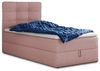 Boxspringbett Best Mini mit Bettkasten und Matratzentopper - Einzelbett mit Bonell-Matratze und Topper, Polsterbett, Bett, Schlafzimmer (Pink (Inari 52), 90 x 200 cm) Bild 4