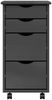 vidaXL Rollschrank mit Schubladen MOSS Grau Massivholz Kiefer 355905 Bild 4
