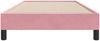 vidaXL Bettgestell ohne Matratze Rosa 100x210 cm Samt 4101348 Bild 5