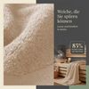 Komfortec 8er Handtuch Set aus 100% Baumwolle, 4 Badetücher 70x140 und 4 Handtücher 50x100 cm, Frottee, Weich, Towel Groß, Braun/Beige Bild 2