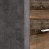 Kleiderschrank >Stern< in Betonoxid - 151x198x55cm (BxHxT) Bild 5