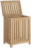 vidaXL Wäschebehälter 50x35x60 cm Massivholz Teak 340759 Bild 2