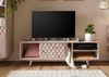 TV-Board Akazie 145x35x45 weiß lackiert MOSAYK #201 Bild 4