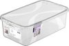 Rotho Aufbewahrungsbox Lona mit Deckel 33,8 x 19,8 cm 5 L transparent Bild 2