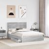 vidaXL Aufbewahrungsbett Graues Sonoma 160 x 200 cm Holzwerkstoff 3411558 Bild 3