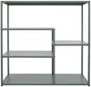 Regal HWC-P98, Wohnregal Standregal Ablageregal, Industrial Metall 80x80x30cm ~ mintgrün Bild 5