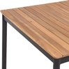 Gartentisch Holz Heller Holzfarbton VALLESE Bild 5