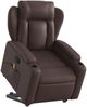 vidaXL Massagesessel mit Aufstehhilfe Braun Kunstleder 3204553 Bild 3