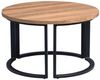 Couchtisch Beistelltisch DAGO 36x60 cm Dekor Eiche braun Bild 2