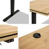 Gaming Schreibtisch Malta I (Farbe: Artisan / Artisan + Schwarz) Bild 4