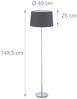 Relaxdays Stehlampe mit Stoffschirm Bild 5