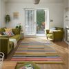 FLAIR RUGS Wollteppich Piano, rechteckig, Höhe: 10 mm, gestreift, rechteckig Bild 5
