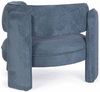 Sessel Ashina aus Stoff, modernes Design, gepolstert, Blau, verstellbare Holzbeine, komfortabel Bild 2