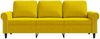 vidaXL 3-Sitzer-Sofa Gelb 180 cm Samt 359545 Bild 4