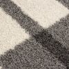 Hochflor Teppich Gianna rund - 160 cm Durchmesser - Hellgrau Bild 4