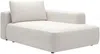 Vente-unique - DAVISO Chaise longue Stoff Beige - B 119 cm x H 84 cm x L 185 cm Bild 3