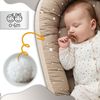 Babynest Neugeborene Nestchen Baby 90x50 cm - Kokon Handmade zweiseitig aus Baumwolle Waffel mit Babynestchen Tiere Blau Bild 3