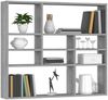 vidaXL Wandregal Grau Sonoma 90x16x78 cm Holzwerkstoff 815559 Bild 3