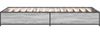 vidaXL Bettgestell Grau Sonoma 90x190 cm Holzwerkstoff und Metall 845119 Bild 5