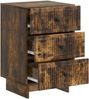 vidaXL Nachttisch Geräucherte Eiche 43 x 41 x 66,5 cm Holzwerkstoff 893870 Bild 3