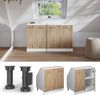 Dachschrägenschrank Rion Artisan-Eiche 80 x 81.6 cm mit 2 Türen, Schrankkorpus 60 cm Tiefe Vicco Bild 5