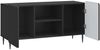 vidaXL TV-Schränk Schwarz 102 x 34,5 x 52 cm Holzwerkstoff 894466 Bild 3