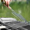 Napoleon 'Gourmet' tragbarer Holzkohlegrill, mit Schneidebrett & Wendegrillrost, grau, 60 x 20 x 12 cm Bild 2