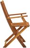 vidaXL Klappbare Gartenstühle 4 Stk. Massivholz Akazie 46338 Bild 4