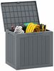 KOMFOTTEU Auflagenbox, Gartenbox mit abschließbarem Deckel & Rattanoptik Bild 5