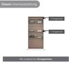 Rauch Möbel Costa, Kleiderschrank für Schlafzimmer, Kinderzimmer, Babyzimmer, Garderobe, Flur, 2-türig, 2 Schubladen, Push-to-Open, mit Zubehör Classic, Farbe Weiß, Breite 91 cm Bild 3