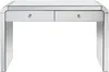 Vente-unique - PIKIO Konsole Glas Silberfarben - B 35 cm x H 80 cm x L 120 cm Bild 2