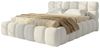 yourhouse24 Polsterbett Boston Slim Bouclé kompaktes Wolkenbett mit Bettkasten, Bubble-Optik & Japandi Bild 3