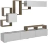 Vente-unique - TALOLI TV unit Holz, Platte BeigeWeiß - B 36,8 cm x H 46,8 cm x L 210 cm Bild 3