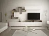 Vente-unique - TALOLI TV unit Holz, Platte BeigeWeiß - B 36,8 cm x H 46,8 cm x L 210 cm Bild 1