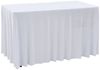 vidaXL 2 Stück Stretch-Tischdecken mit Rand Weiß 120 x 60,5 x 74 cm 133584 Bild 4