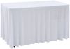 vidaXL 2 Stück Stretch-Tischdecken mit Rand Weiß 120 x 60,5 x 74 cm 133584 Bild 5