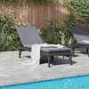 vidaXL Sonnenliege Anthrazit 186x60x29 cm PP 364221 Bild 3