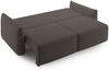 Selsey 'Theolla' 3-Sitzer-Schlafsofa mit Chenille und Bettkasten, Braun Bild 4