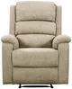 Vente-unique - NEVERS Sessel Stoff Schokoladenbraun - B 95 cm x H 103 cm x L 86 cm Bild 3