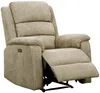 Vente-unique - NEVERS Sessel Stoff Schokoladenbraun - B 95 cm x H 103 cm x L 86 cm Bild 5