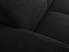 Micadoni Ecksofa Molino 5-Sitzer Boucle Baloo Schwarz Bild 4