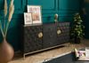 Sideboard Mango 146x40x77 grau geölt DIAMOND #122 Bild 3