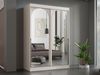 Kleiderschrank Mezzinto 150 (Farbe: Cashmere / Cashmere + Schwarz) Bild 3
