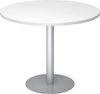Besprechungstisch STF10 100cm Ø rund Weiß Gestellfarbe: Silber Bild 2