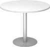 Besprechungstisch STF10 100cm Ø rund Weiß Gestellfarbe: Silber Bild 3