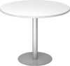 Besprechungstisch STF10 100cm Ø rund Weiß Gestellfarbe: Silber Bild 4