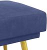 vidaXL Doppellagige Bank Polizeiblau 120 x 45 x 46 cm Samt 42038597 Bild 3