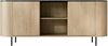 Kommode Lygrint 180 2D (Farbe: Eiche Cremona / Marmor Schwarz + Schwarz) Bild 1